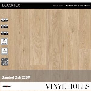 Gambel Oak 226M in cushion vinyl rolls, Blacktex collection