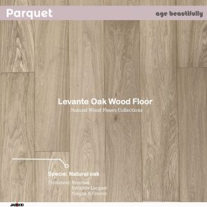 Engineered wood floor (Parquet) in Levante Oak decor