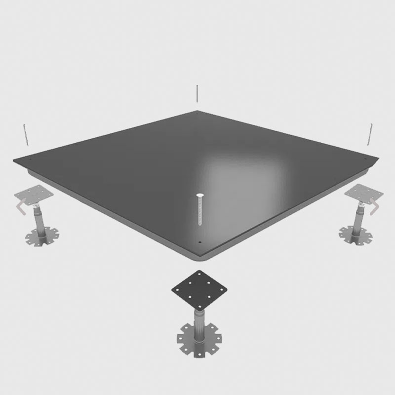 gamaflor steel cement core with pedestal and screws