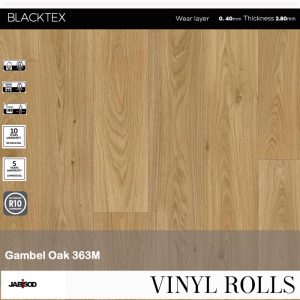 Gambel Oak 363M in cushion vinyl rolls, Blacktex collection