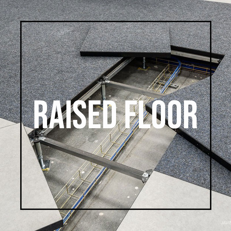 polygroup flooring system in a office area