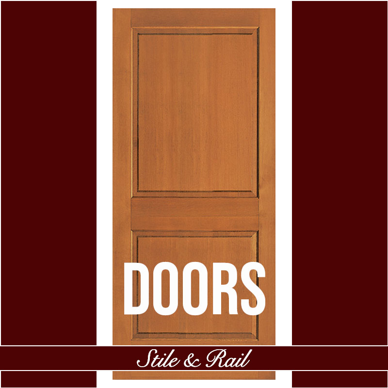 stile and rail panel door