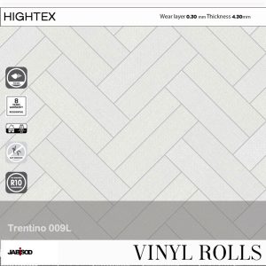 Trentino 009L in cushion vinyl rolls, hightex collection