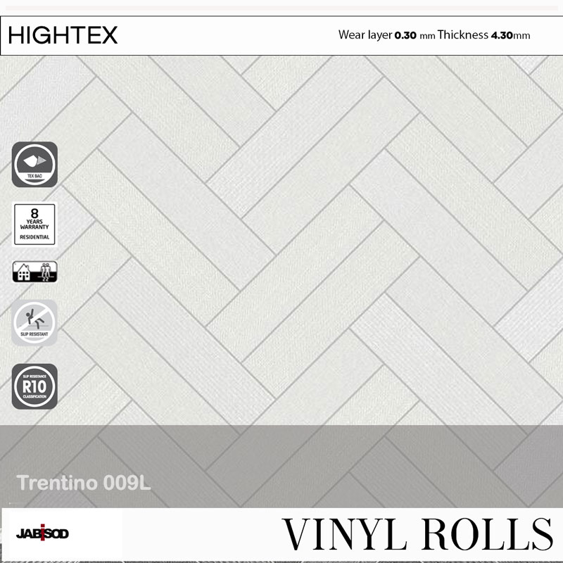 Trentino 009L in cushion vinyl rolls, hightex collection