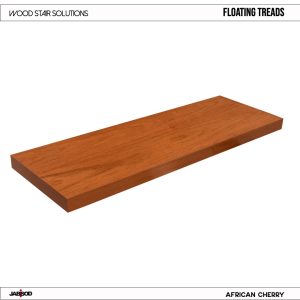 Floating Treads cherry on display